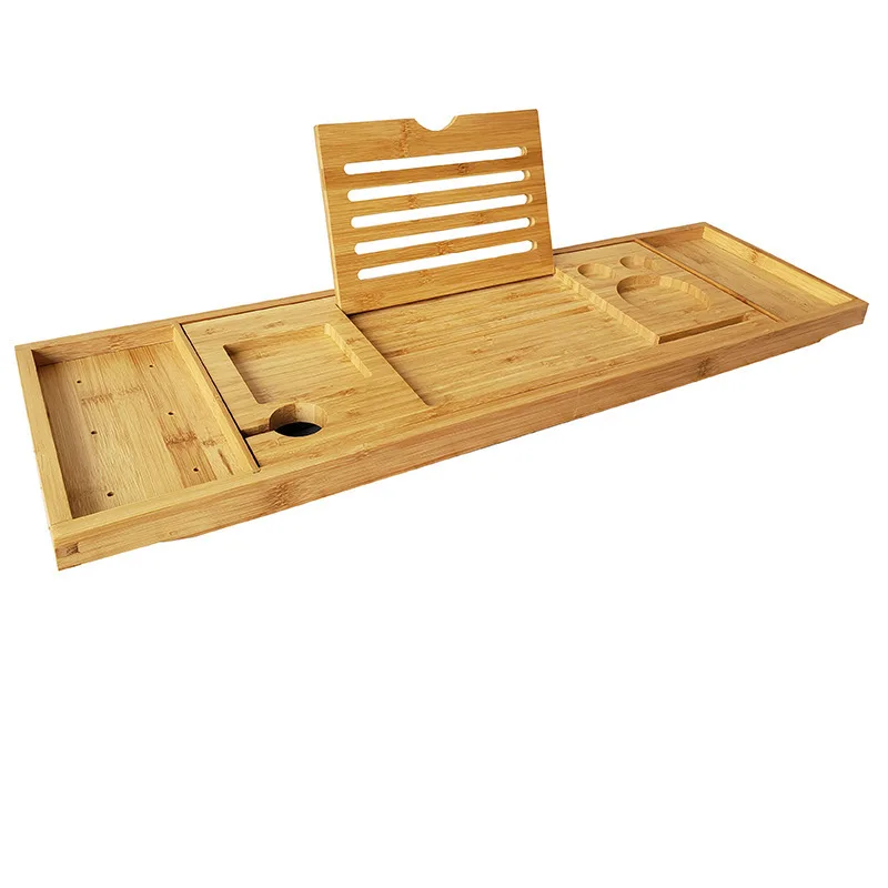 Bath Caddy Tray - Plateau de bain extensible en bambou