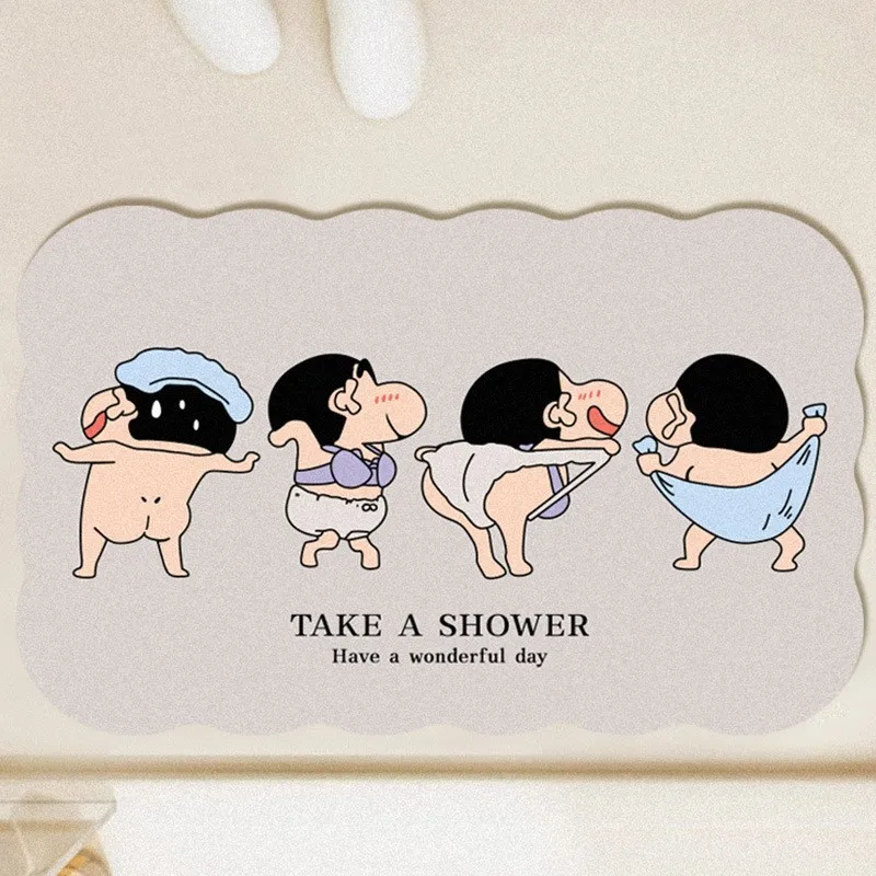 Home Bathroom Floor Mats - Tapis de sol absorbant non ald