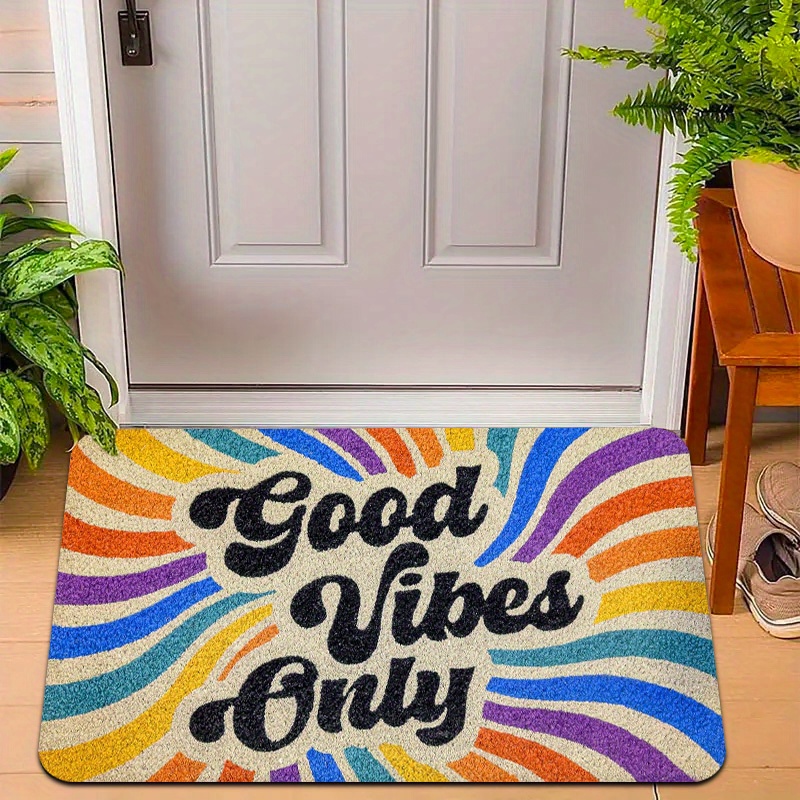 Home Goods Bathroom Rugs - VIKAMA – tapis arc-en-ciel, paillasson de