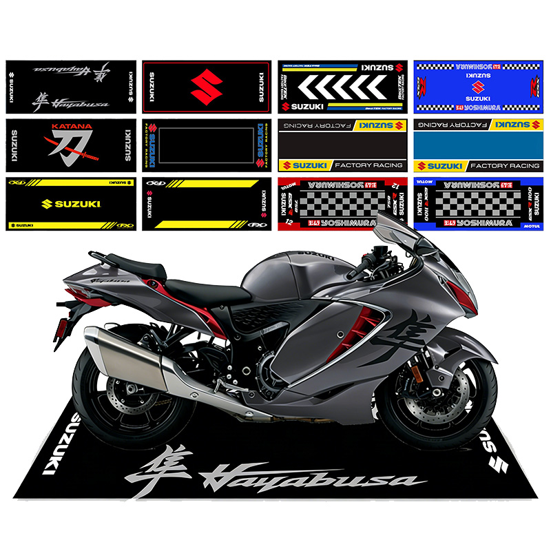 Home Bathroom Floor Mats - Tapis de présentation pour moto Suzuki,