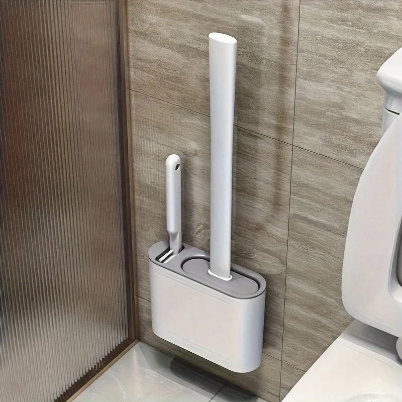 Toilet Brush Holder - 1 ensemble de 2 brosses de