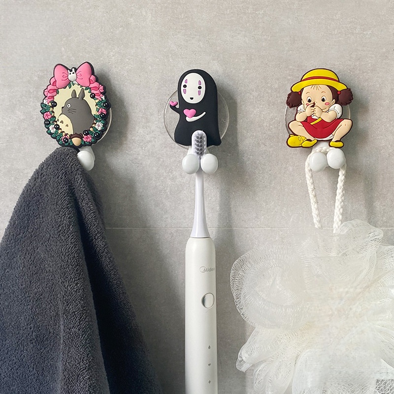 Toilet Brush Holder - Porte-brosse à dents mural avec ventouse,
