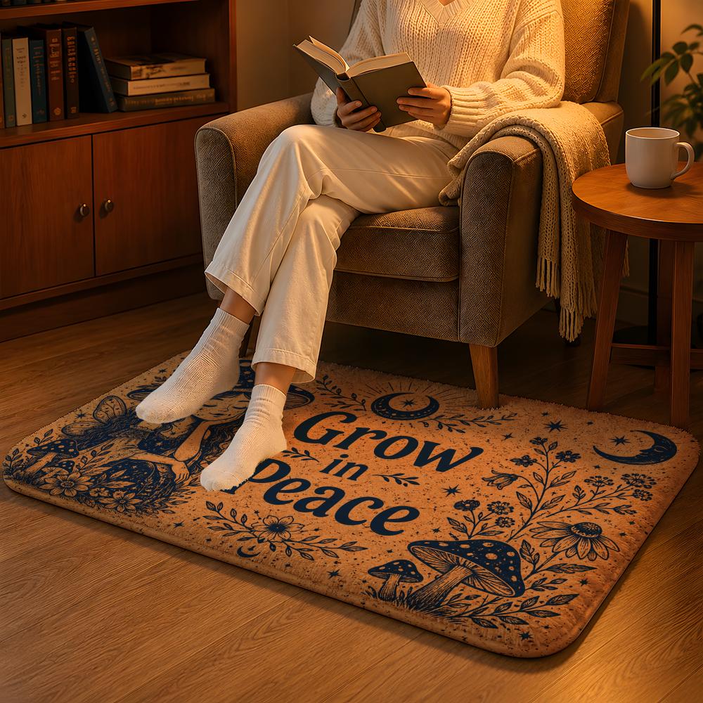 Home Goods Bathroom Rugs - Celestial Good Vibes Tapis de sol