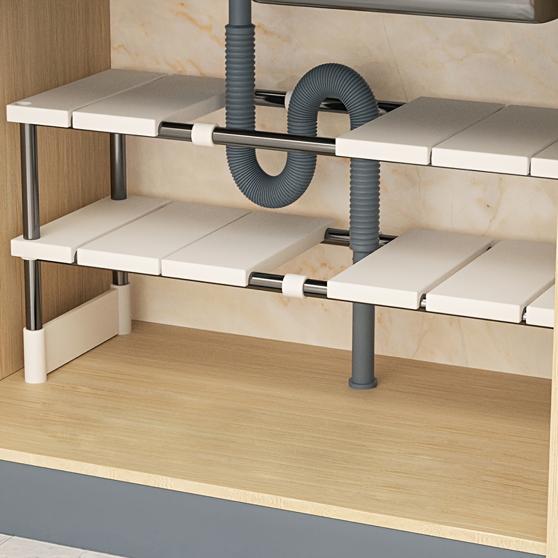 Home Depot Bathroom Sink - Support de rangement réglable sous évier,