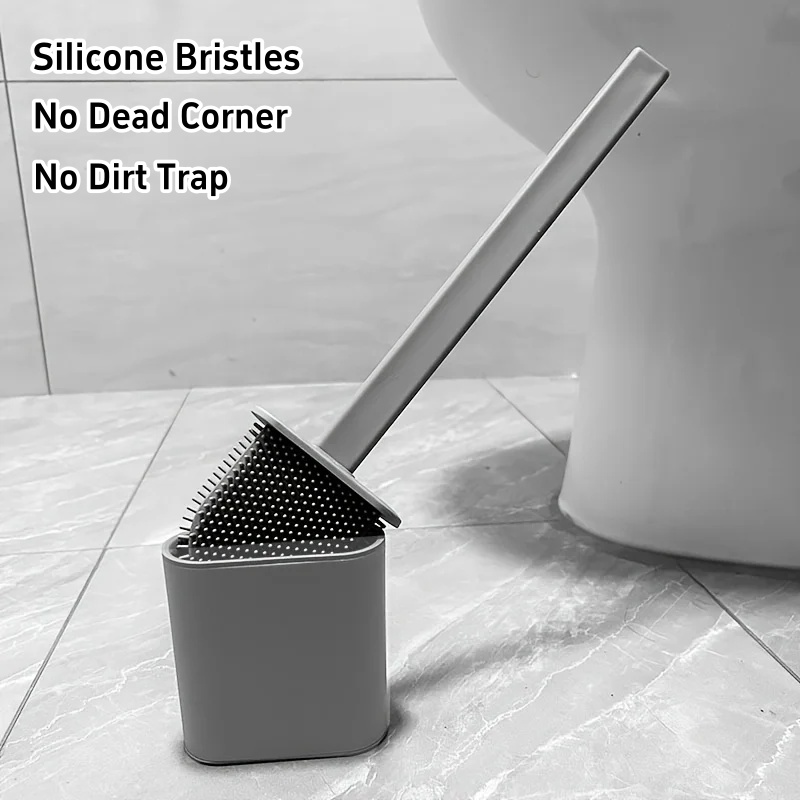 Toilet Brush Holder - Brosse WC anti-fuite avec base en
