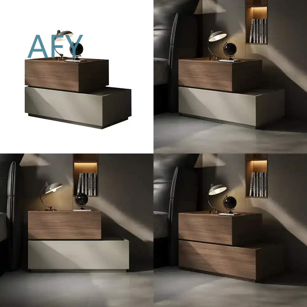 Muji Home Storage - Table de chevet créative en bois