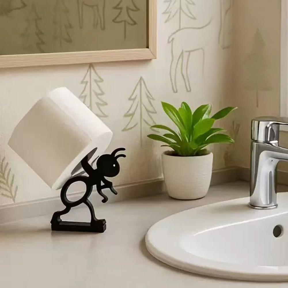 Home Living Bathroom Vanity - Porte-papier hygiénique fourmi imprimé en 3D,