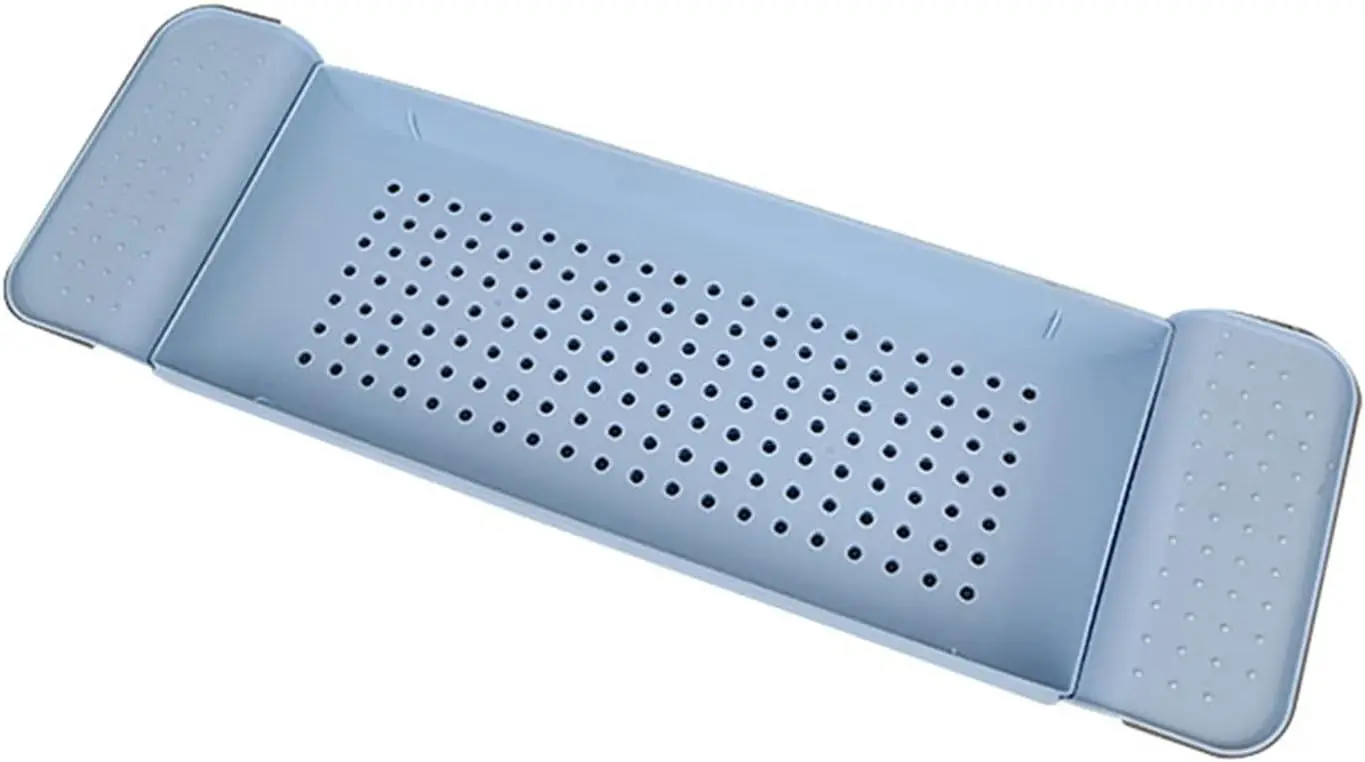 Bath Caddy Tray - Plateau de baignoire extensible, étagère de