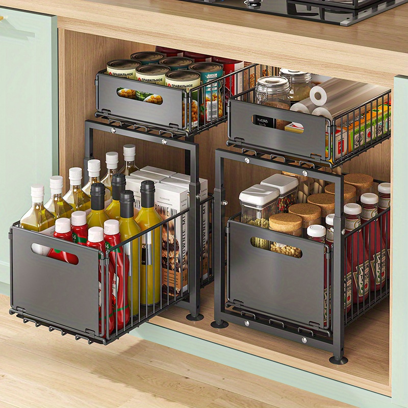Home Depot Bathroom Sink - Organisateur de placard coulissant à 2