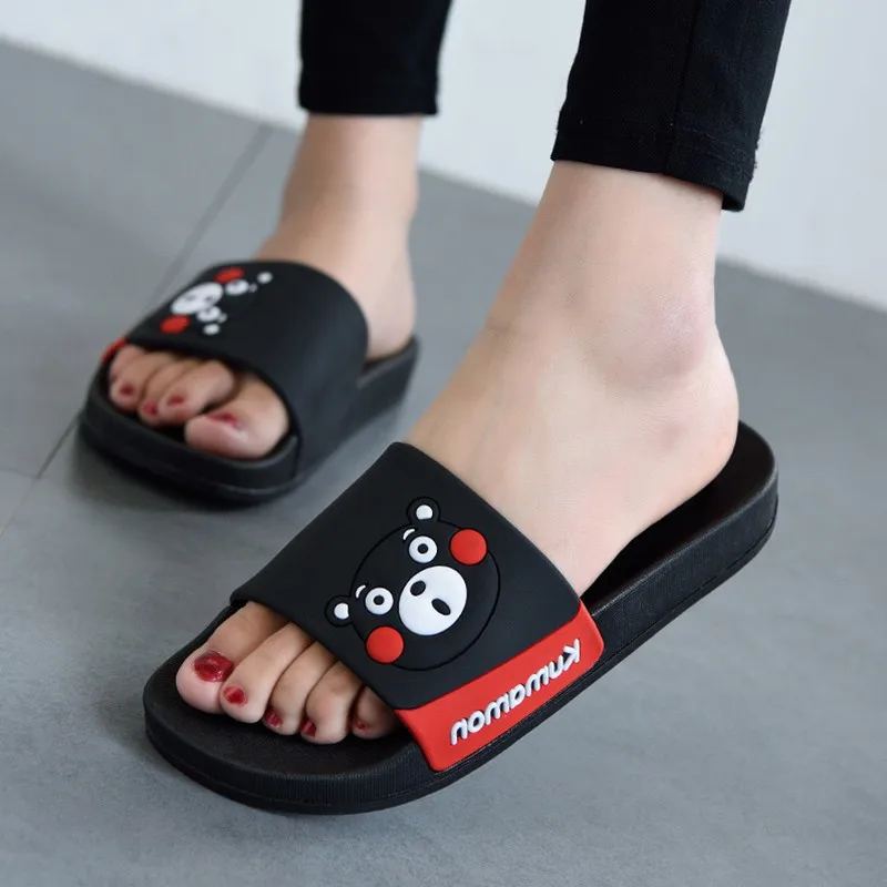 Home Bathroom Wear - Kumamon – chaussures d'été antidérapantes pour