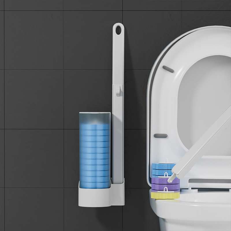 Toilet Brush Holder - Brosse de toilette jetable, outil de
