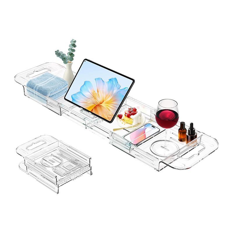 Bath Caddy Tray - AEE2-Plateau de bain extensible pour baignoire,