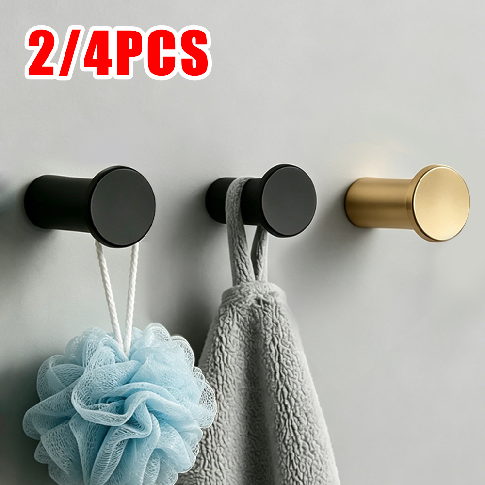 Robe Hook Adhesive - Patère murale cylindrique en acier inoxydable