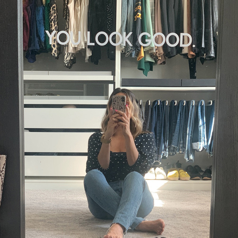 Home Goods Bathroom Mirrors - Autocollant mural miroir pour chambre à
