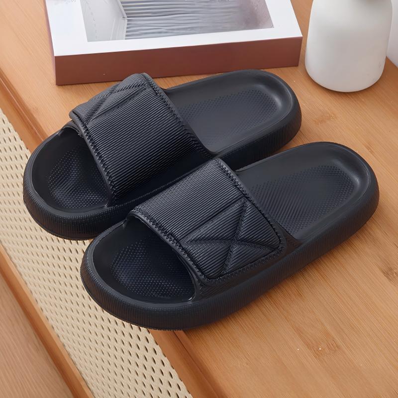 Home Bathroom Wear - Pantoufles à enfiler à semelles épaisses