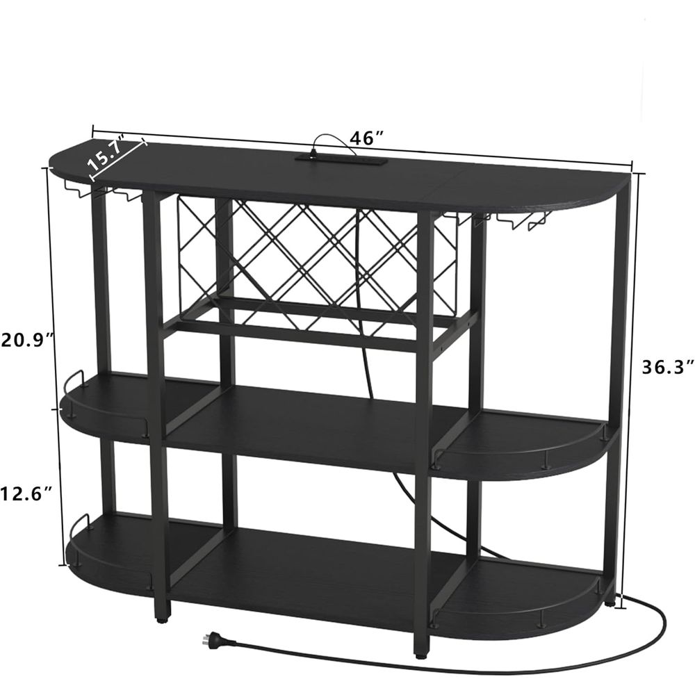 Table basse noire à 3 niveaux  - Home Kitchen & Bathroom avis et prix