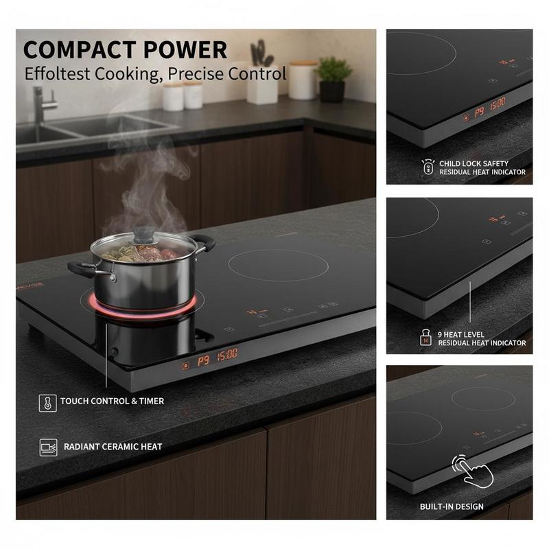Poêle radiante en céramique de - Home Kitchen & Bathroom avis et prix