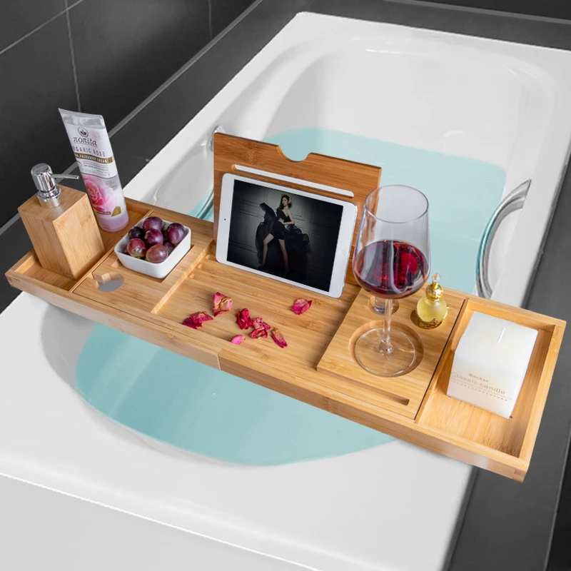 Plateau de bain extensible en  - Bath Caddy Tray avis et prix