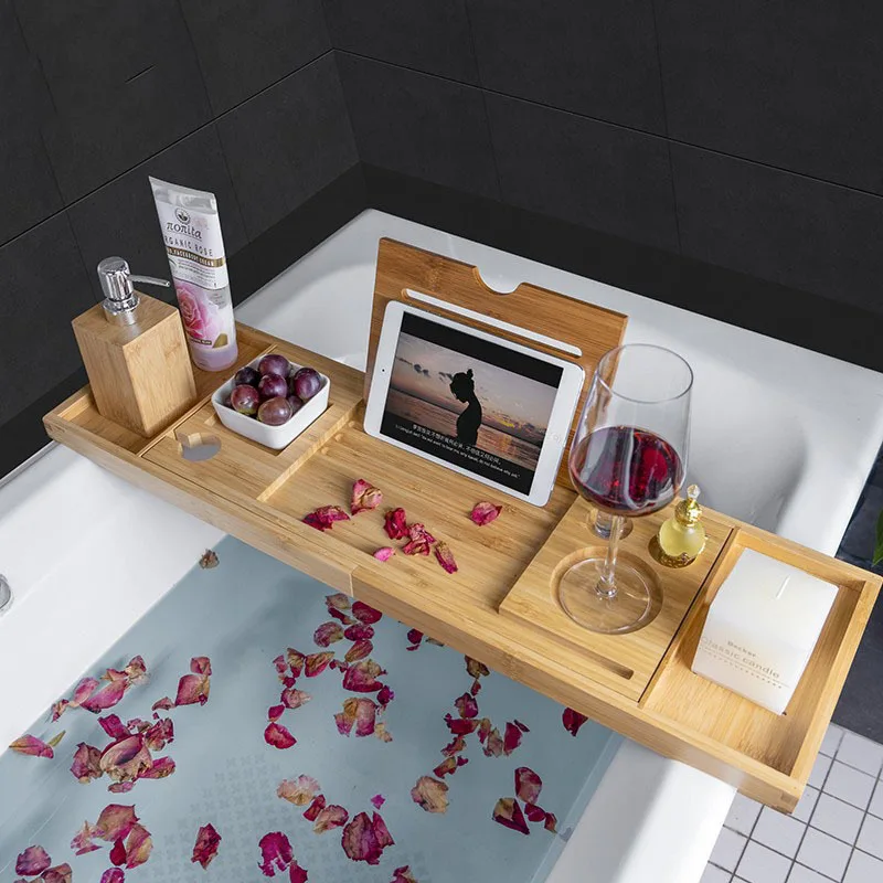 Plateau de bain extensible en  - Bath Caddy Tray avis et prix