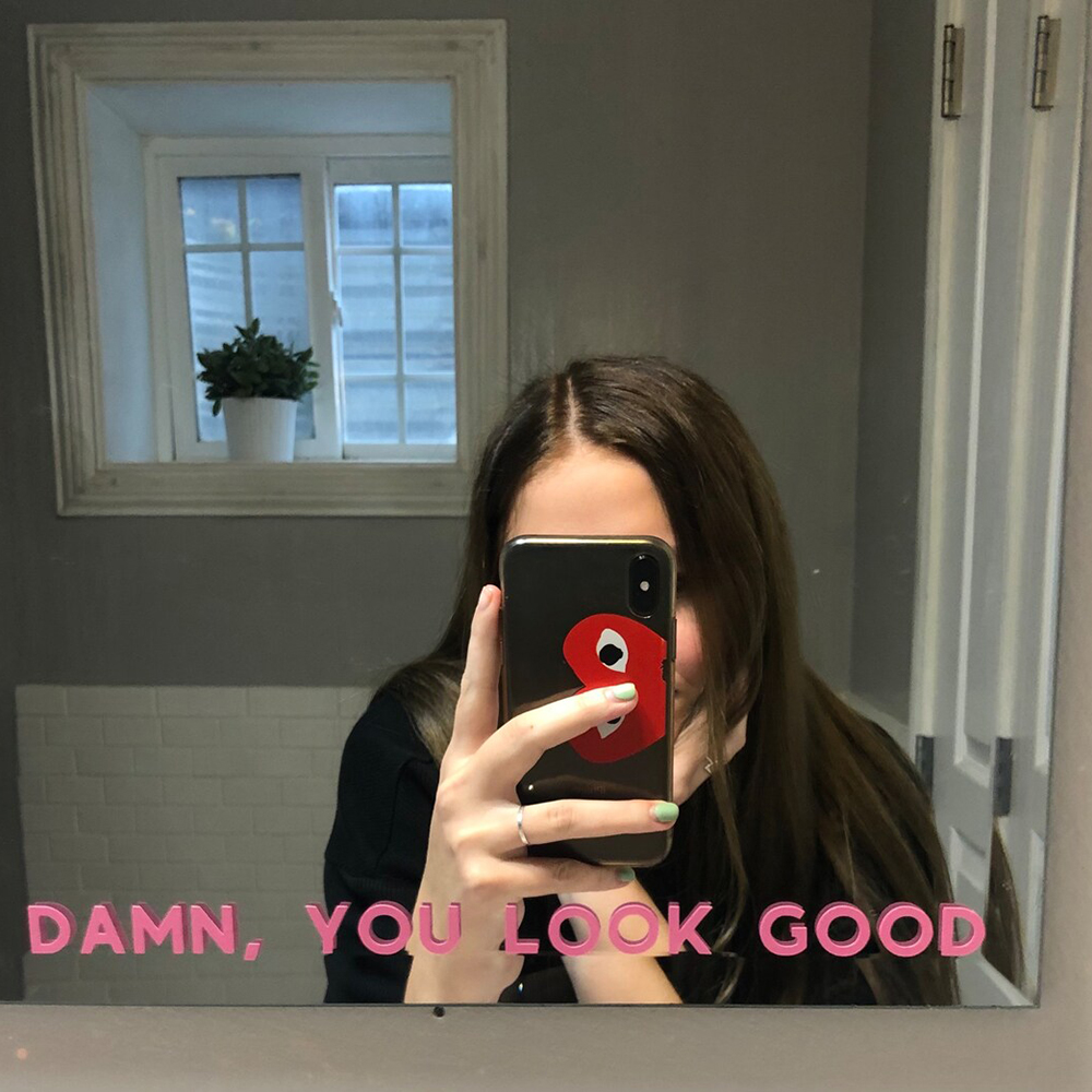 Autocollant miroir délicat You - Home Goods Bathroom Mirrors avis et prix