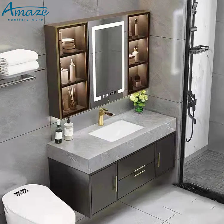 Meuble de salle de bain mural  - Home Living Bathroom Vanity avis et prix