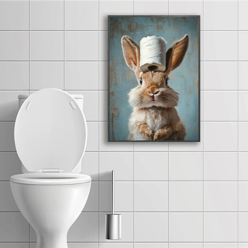 Affiche de dessin animé d'anim - Home Bathroom Pictures avis et prix