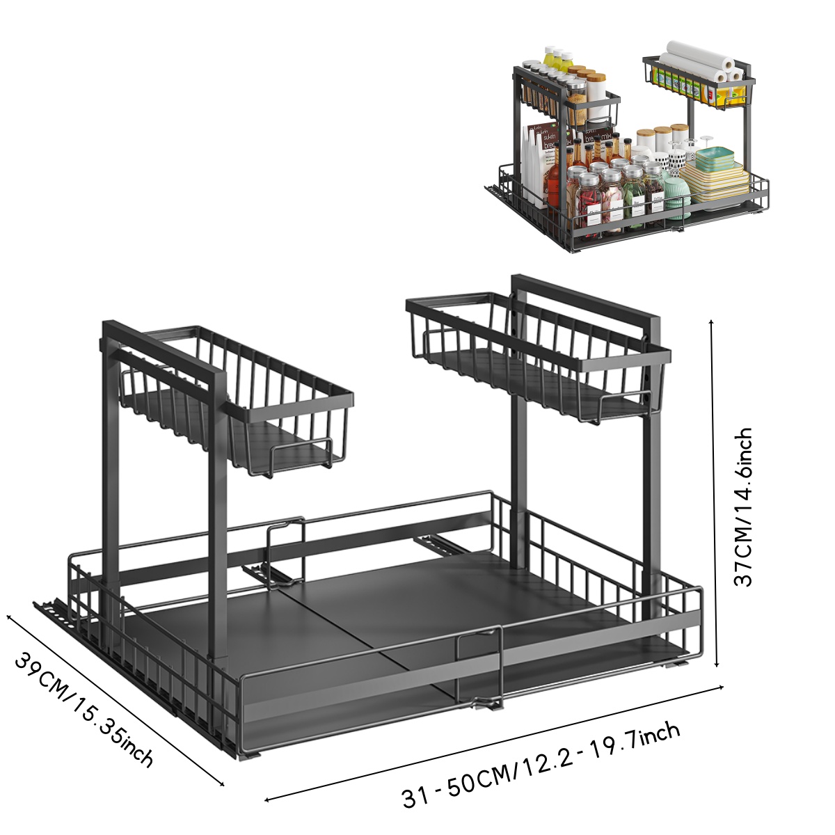 Organisateur extensible à 2 ni - Home Depot Bathroom Sink avis et prix