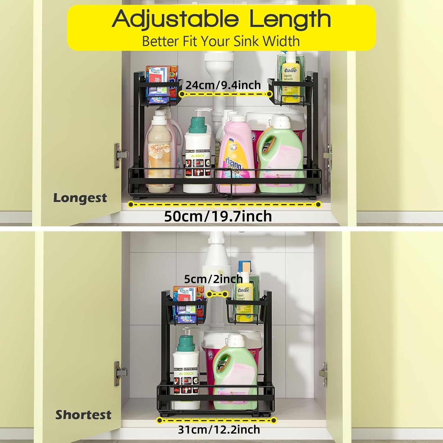 Organisateur extensible à 2 ni - Home Depot Bathroom Sink avis et prix