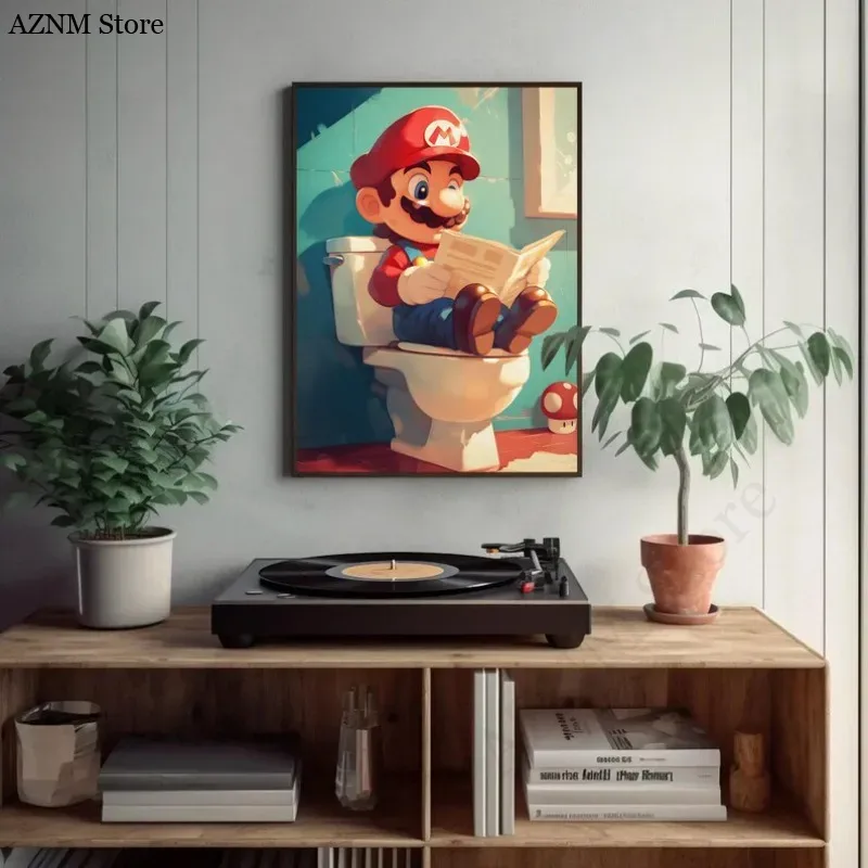 Affiche de jeu vidéo de dessin - Home Bathroom Pictures avis et prix