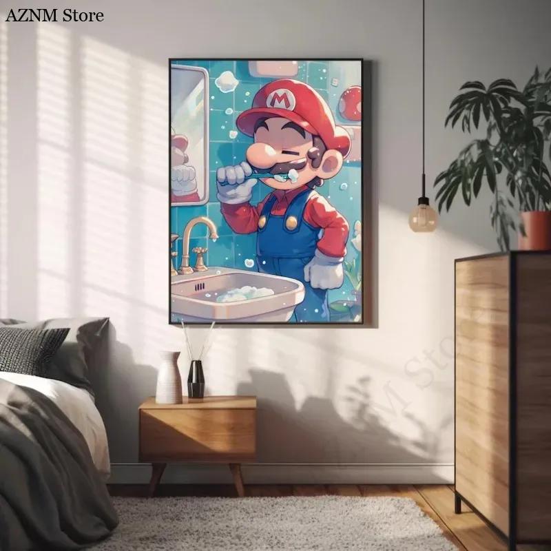 Affiche de jeu vidéo de dessin - Home Bathroom Pictures avis et prix