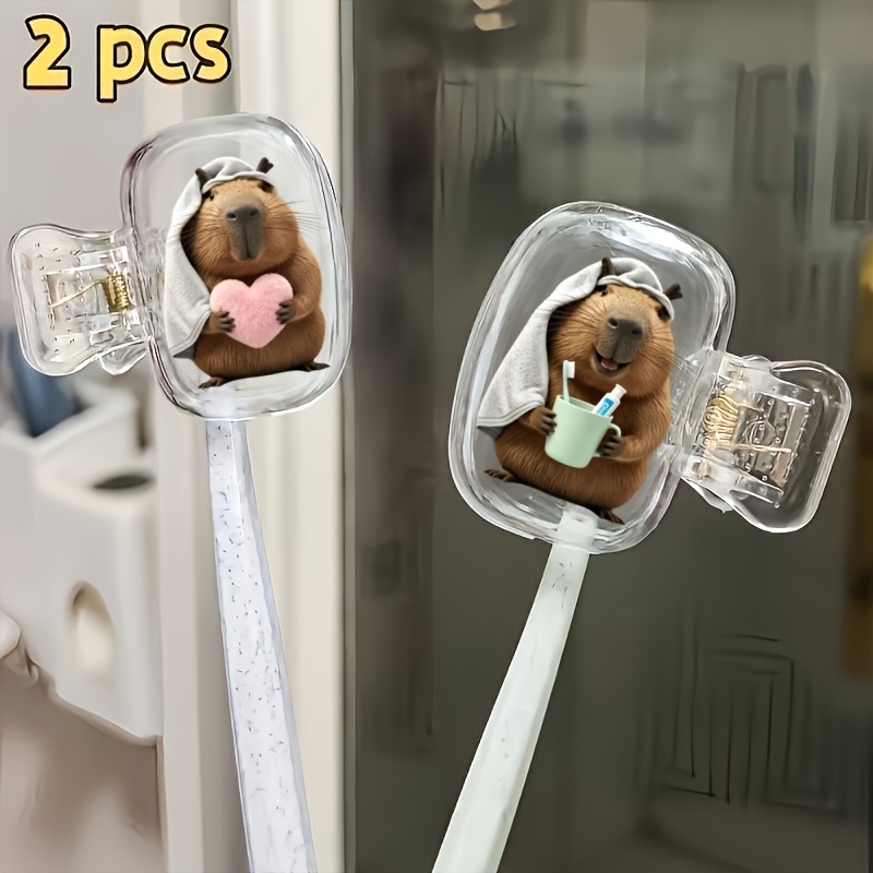2 pièces Capybara tenant un cœ - Home Essentials Bathroom Accessories avis et prix