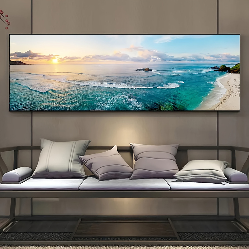 Toile d'art de mer de paysage  - Home Bathroom Pictures avis et prix