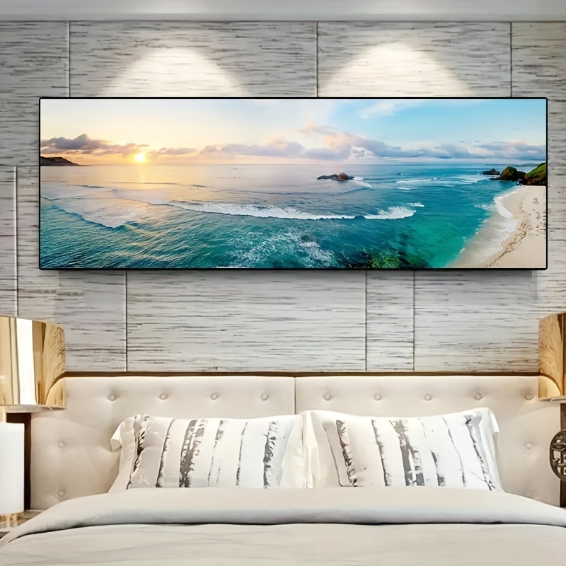 Toile d'art de mer de paysage  - Home Bathroom Pictures avis et prix