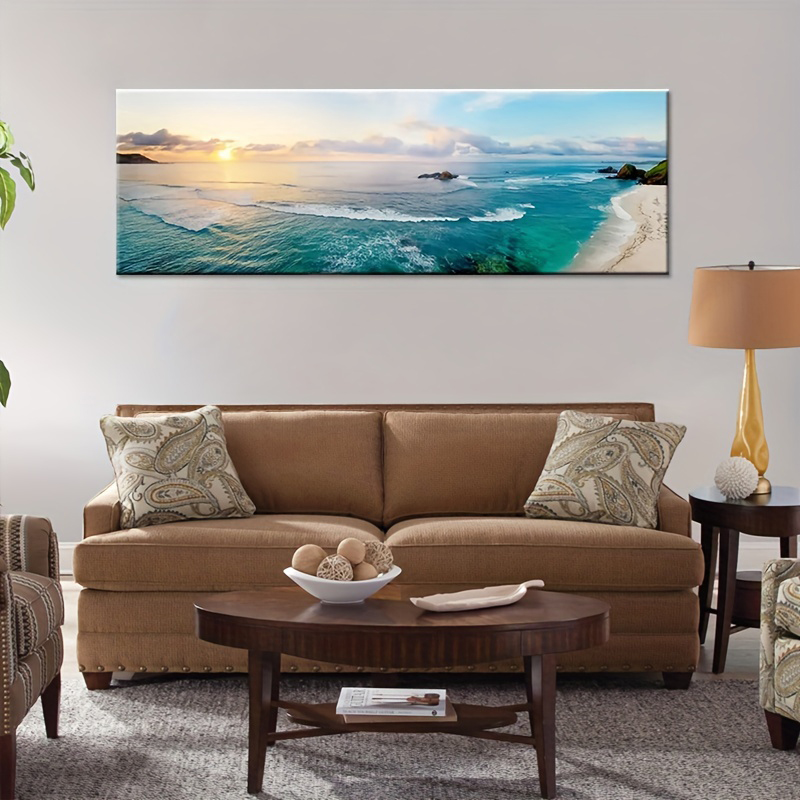 Toile d'art de mer de paysage  - Home Bathroom Pictures avis et prix