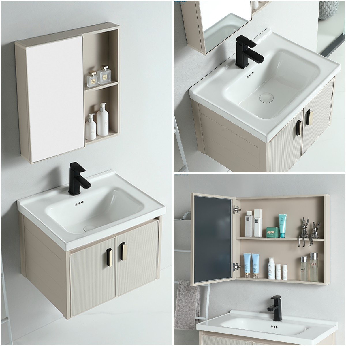 Meuble de salle de bain mural  - Home Living Bathroom Vanity avis et prix