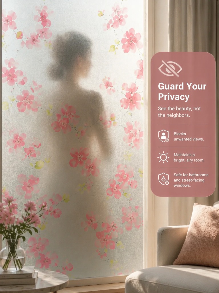 Film de fenêtre givré transluc - Home Office Bathroom avis et prix