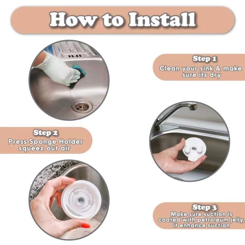 Porte-éponge à ventouse pour s - Home Depot Bathroom Sink avis et prix