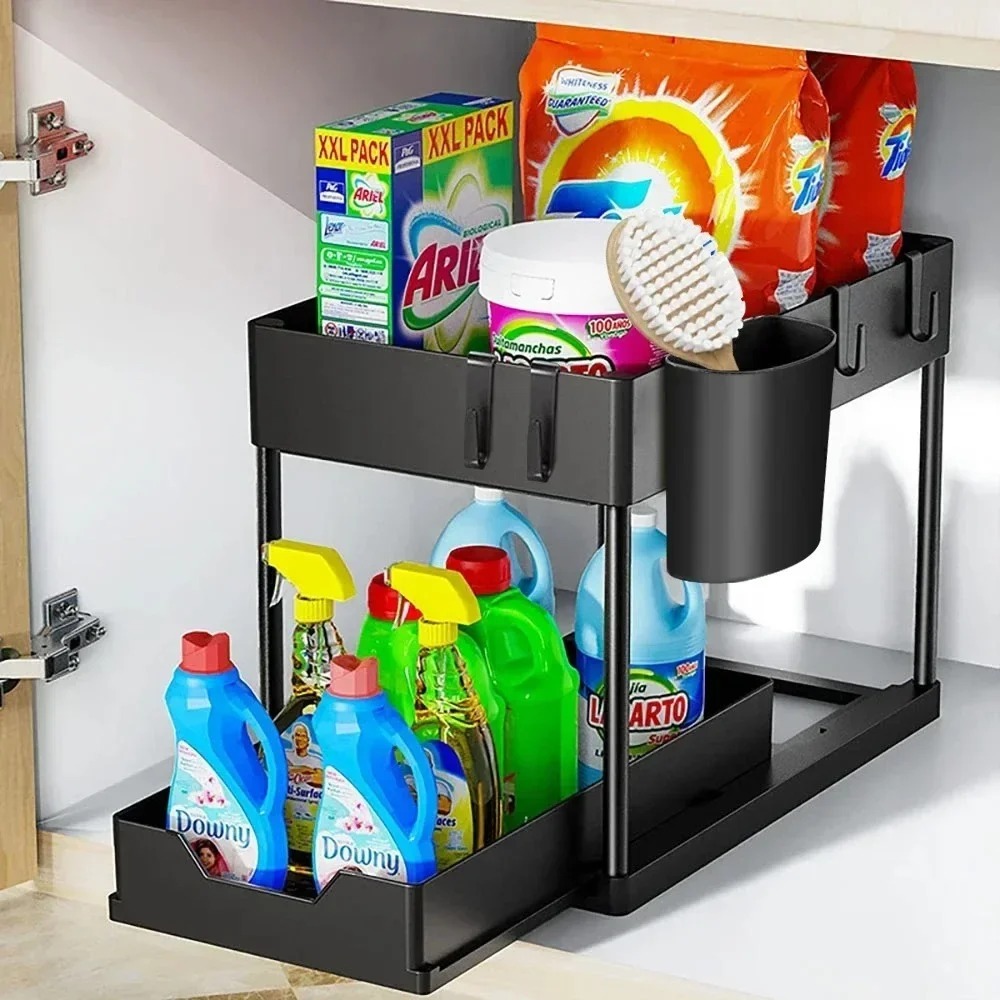 Organisateur coulissant à 2 ni - Home Depot Bathroom Sink avis et prix