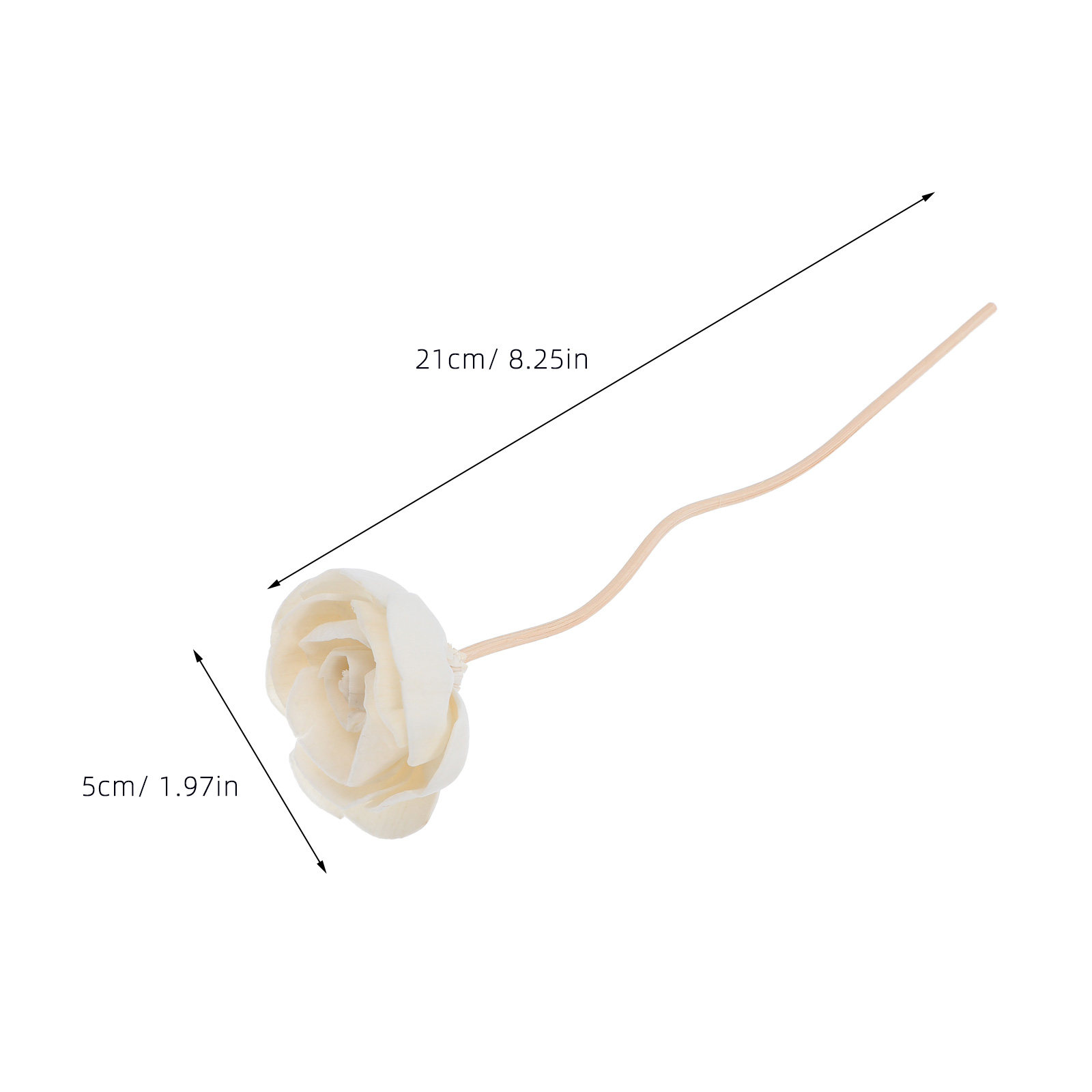 8 bâtonnets diffuseurs en roti - Home Essentials Bathroom Accessories avis et prix