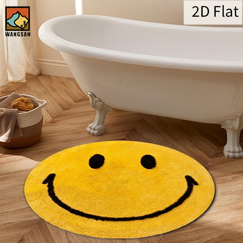 Tapis rond en flanelle 2D, des - Home Bathroom Floor Mats avis et prix