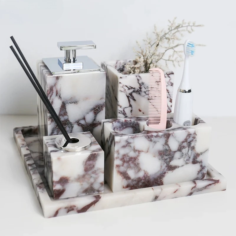 Plateau de luxe en marbre natu - Bath Caddy Tray avis et prix