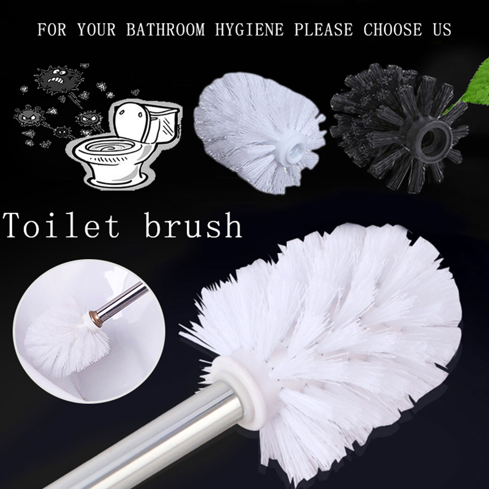 Support de tête de brosse de t - Toilet Brush Holder avis et prix