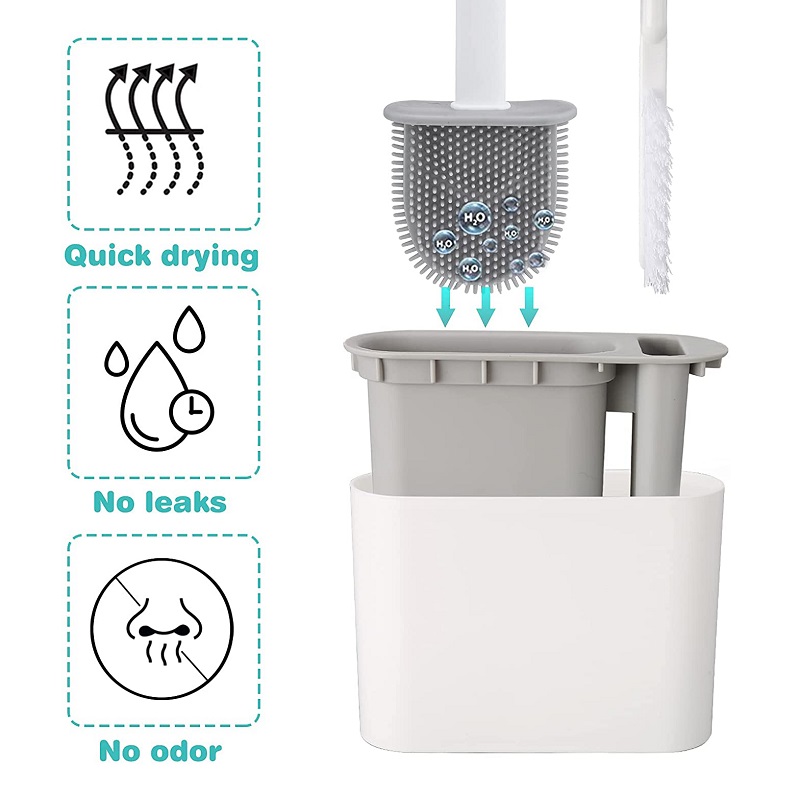 Brosse de toilette murale avec - Toilet Brush Holder avis et prix