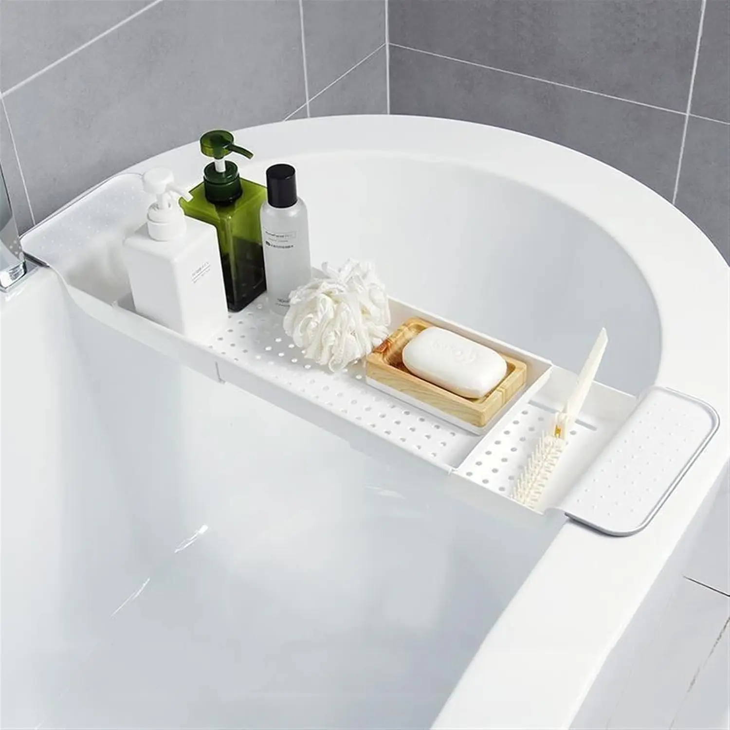 Plateau de baignoire extensibl - Bath Caddy Tray avis et prix