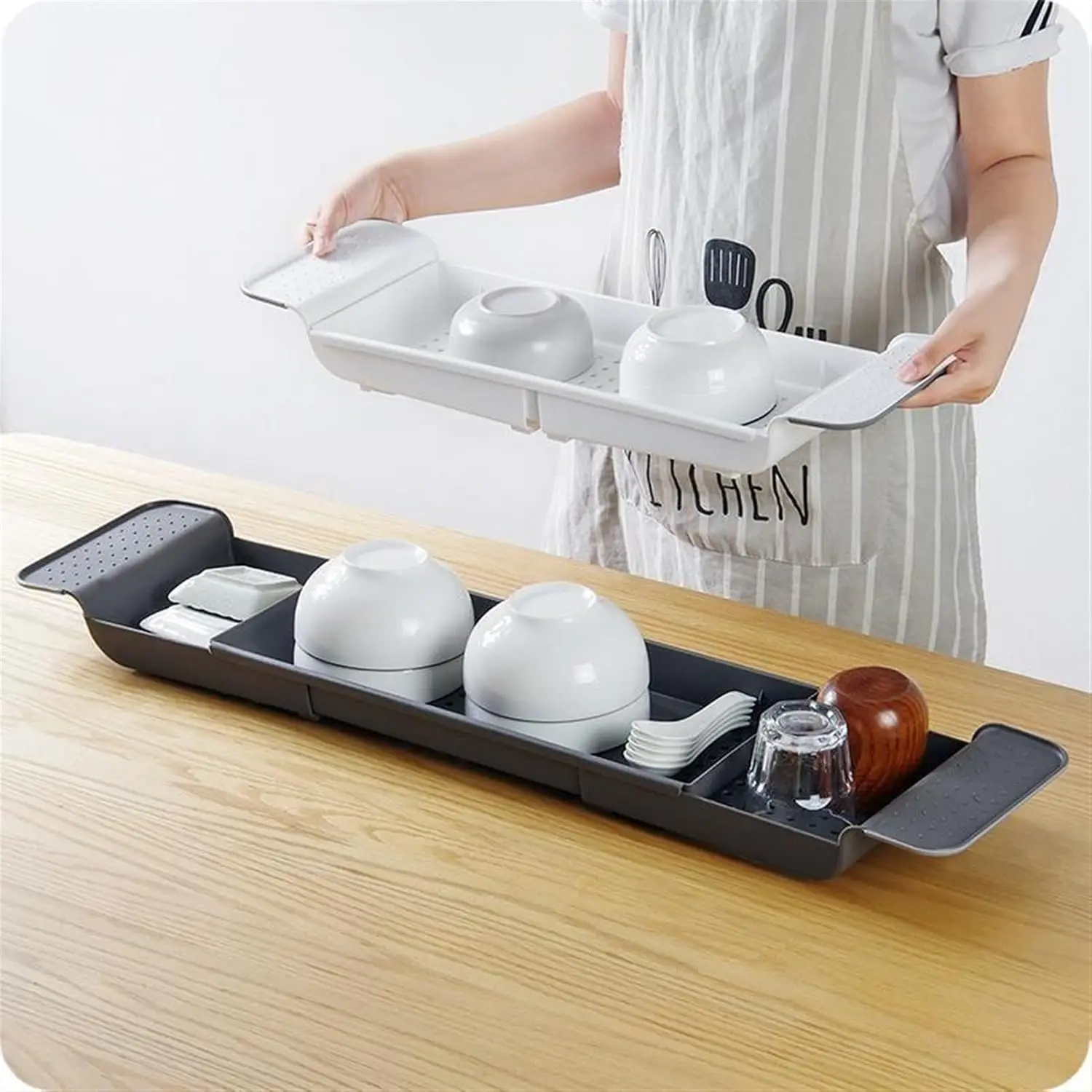 Plateau de baignoire extensibl - Bath Caddy Tray avis et prix