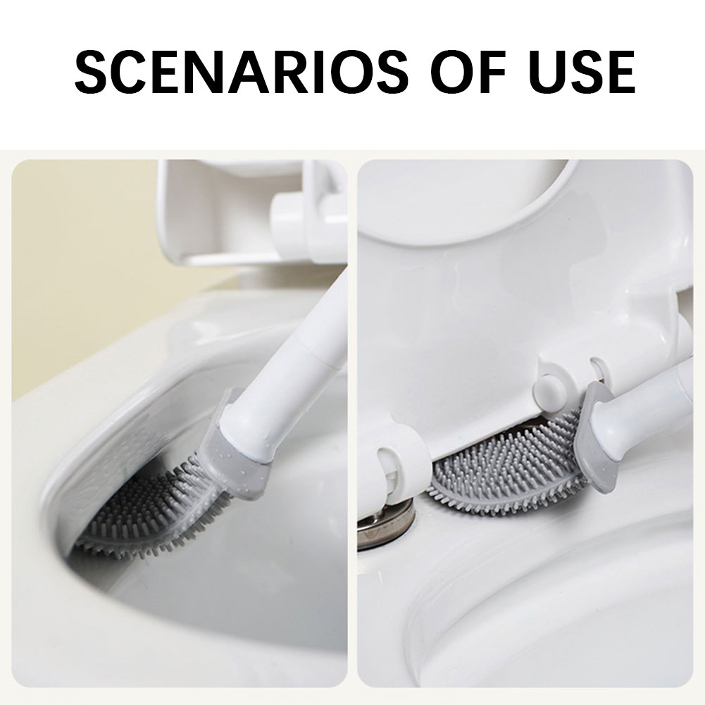 Brosse de toilette en Silicone - Toilet Brush Holder avis et prix