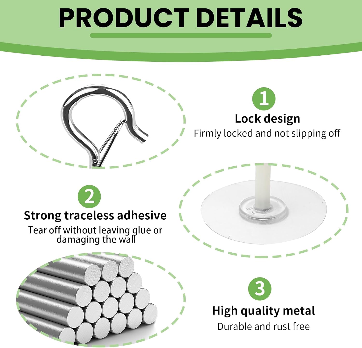 Crochets de plafond auto-adhés - Robe Hook Adhesive avis et prix