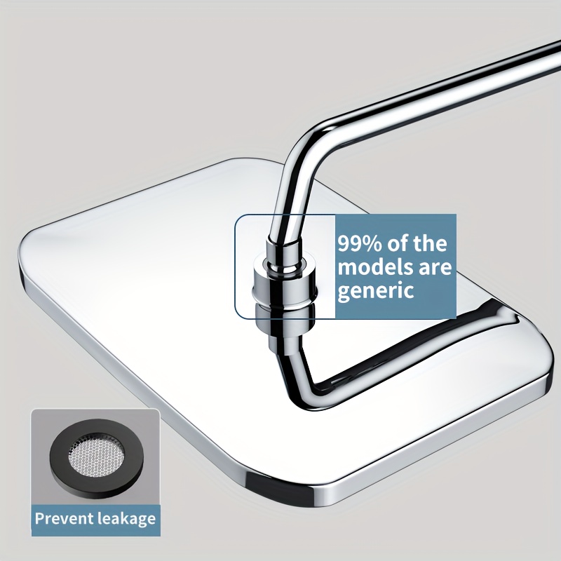 Pommeau de douche carré plat g - Home Office Bathroom avis et prix