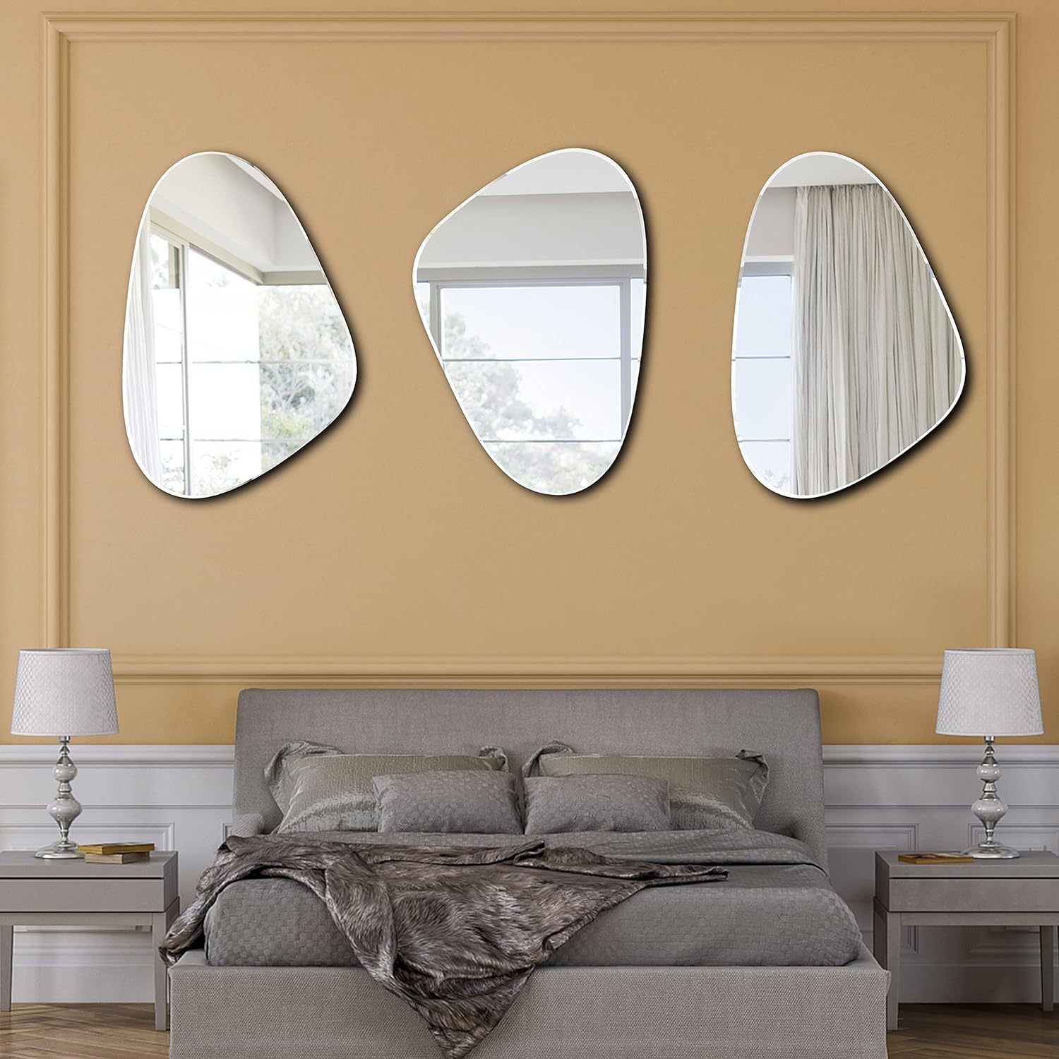 Miroir mural irrégulier pour s - Home Goods Bathroom Mirrors avis et prix