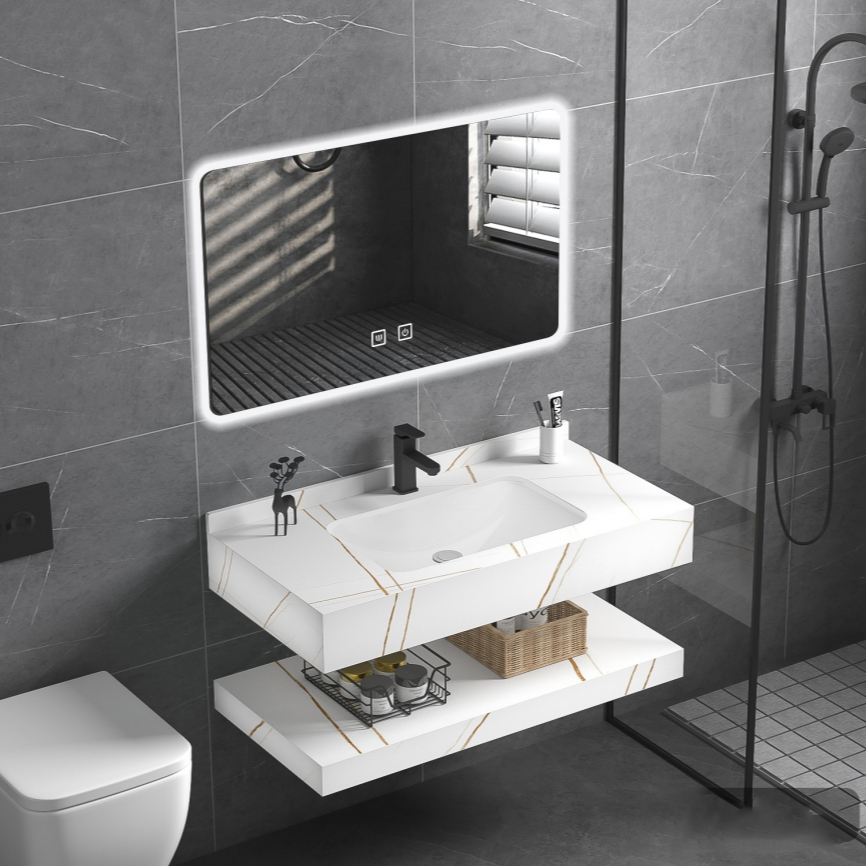 Meuble de salle de bain mural  - Home Living Bathroom Vanity avis et prix